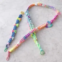 カラフルレインボー スマホショルダー