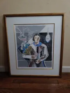 日本画】西田俊英 『初夏』絵画 共シール 日本美術院 日本芸術院