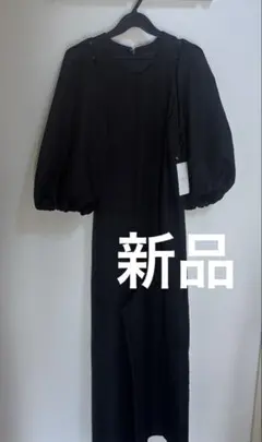 ブラックシフォンワンピース Ameri パーティーにも - メルカリ
