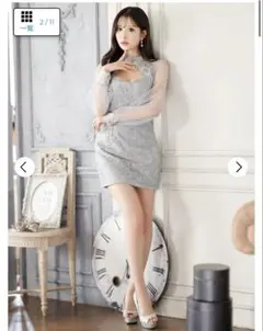 試着のみ　キャバドレス　Mサイズ