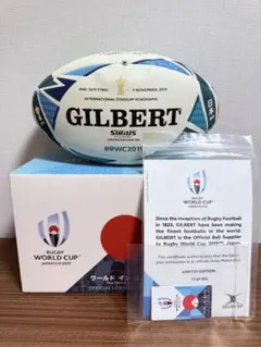 ラグビーワールドカップ フラッグボール日本代表 新品未使用未開封箱付き 送料無料 ラグビー ワールドカップ 試合球の通販