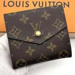 ルイヴィトン ポルトモネビエカルトクレディ 折り財布 モノグラム ブラウン