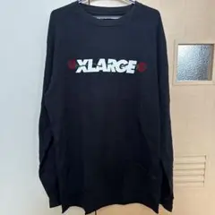 X-LARGE ロンT 薔薇