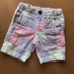 Tommy Hilfiger チェック柄ハーフパンツ　104 セール