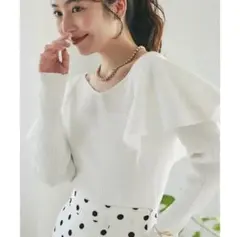 【La boutique BonBon】ラッフルフリルニットのサムネイル
