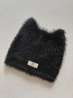 【 Bambin / ボンバン 】 ねこみみ シャギー ニット キャップ