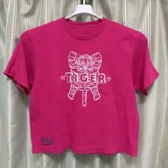オニツカタイガー　ONITSUKA TIGER プリント 半袖 Tシャツ ピンクのサムネイル