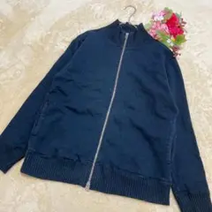 【GLOBAL WORK グローバルワーク】フルジップスウェットカーディガン黒Ｍ