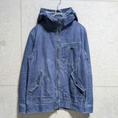 美品】Purple & Yellow ボア裏地 デニムフーデットジャケット S - メルカリ