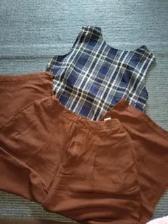 ❤GU❤ノースリーブ❤ガウチョパンツセット売りです