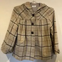 LEPSIM チェック柄 フード付きジャケット