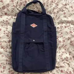 DANTON ネイビーキャンバスバックパック
