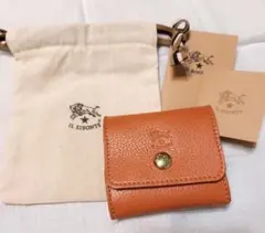 【新品未使用】IL BISONTE コインケース キャラメル ヤキヌメ