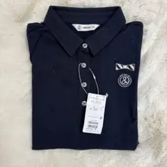 新品 未使用品 パーリーゲイツ ポロシャツ ストレッチ ネイビー サイズ