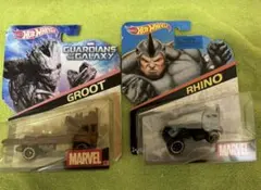 ホットウィール マーベル ライノ グルート アベンジャーズ MARVEL