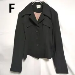 ブラック　黒　テーラードジャケット　レディース　F　海外　US古着