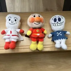 アンパンマン ぬいぐるみ 3体セット 約20cm