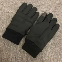 黒いナイロン手袋 パッド入り