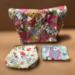 リバティプリント 小物3点セット