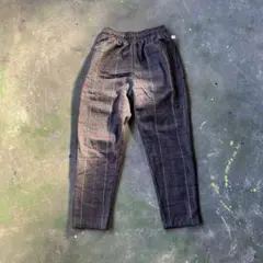 cookman シェフパンツ ウールミックス チェック