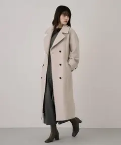 UNITED TOKYO ステンカラー コート レディース　アイボリー　S M