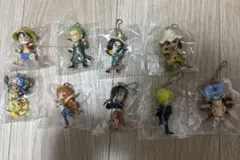 ワンピース　ONE PIECEキーホルダー9個まとめ売り