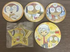 レア) ケロロ軍曹 クルル曹長 缶バッジ アクリルキーホルダー セット 