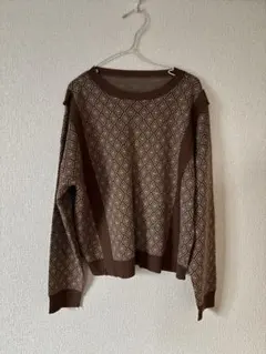 Re:EDIT ダイヤモンドパターン ニット