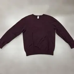 GAP ニット セーター　メンズ　Mサイズ　薄手ニット　えんじ　ボルドー