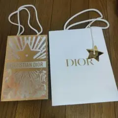 Diorディオール　クリスマス限定ショッパー他2枚