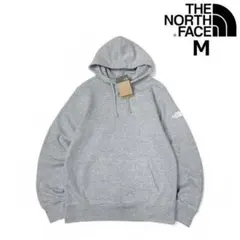 ノースフェイス パーカー US 袖ロゴ シンプル(M)グレー 181130