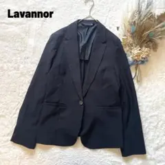 美品 Lavannor テーラードジャケット 裏地なし オフィス リクルート