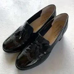 【美品】マーガレットハウエル タッセル エナメルパンプス ローファー 23.5㎝のサムネイル