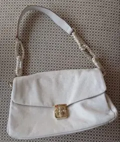 【美品】4wayショルダーバッグ アンメートルキャレ オフホワイト