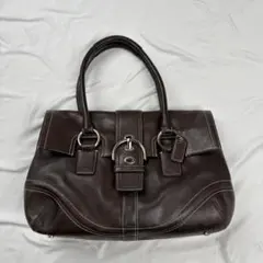 COACH コーチ トートバッグ ソーホー F10913 ブラウン　SOHO
