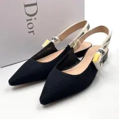 《未使用品》 Dior ディオール ジャディオール パンプス 黒系 34 1/2のサムネイル