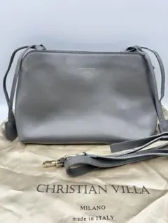 CHRISTIAN VILLA ショルダーバッグ グレーのサムネイル