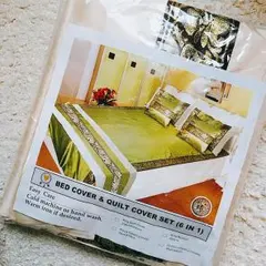 ベッドカバー6点セット