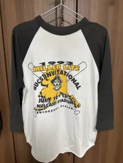 【希少】90s ヴィンテージ 野球Tシャツ 1993年 アラスカ JAPAN L