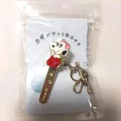 スヌーピー バッグキーチップミニ