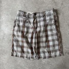 00s old wide buggy check shorts cboyのサムネイル