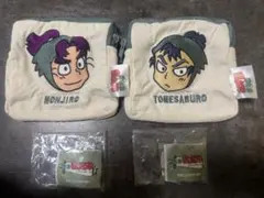 【忍たま乱太郎 スクエアポーチ その3 六年生 潮江 食満】