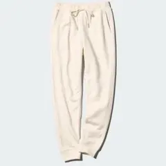 ユニクロ ヒートテック ボアスウェットパンツ Sサイズ ホワイト アイボリー