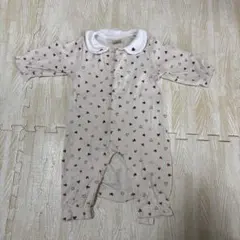 petit main ハート柄ロンパース 80cm