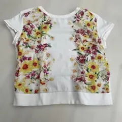 花柄ホワイト半袖のサムネイル