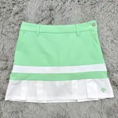 デサントゴルフ DESCENTE GOLF スカート ミントグリーンホワイト Sのサムネイル