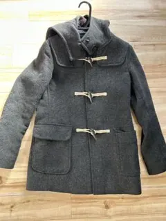 ユニクロ ダークグレー ダッフルコート Mサイズ