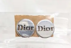 【希少】Christian Dior ディオール イヤリング ロゴ シルバー