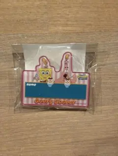 【新品未開封】スポンジボブ Goofy Goober ネームバッジ 非売品