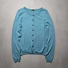 LUCA / LADY LUCK LUCA クルーネックカーディガン ブルー